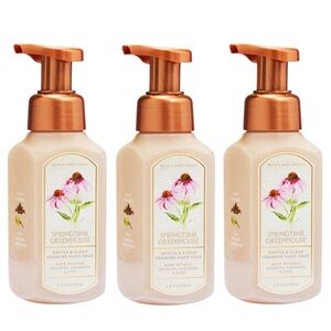 Bath & Body Works Springtime Greenhouse Gentle & Clean Foaming Hand Soap x 3